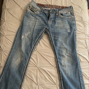 Men’s Size 34 Rock Revival Straight Billy Jeans